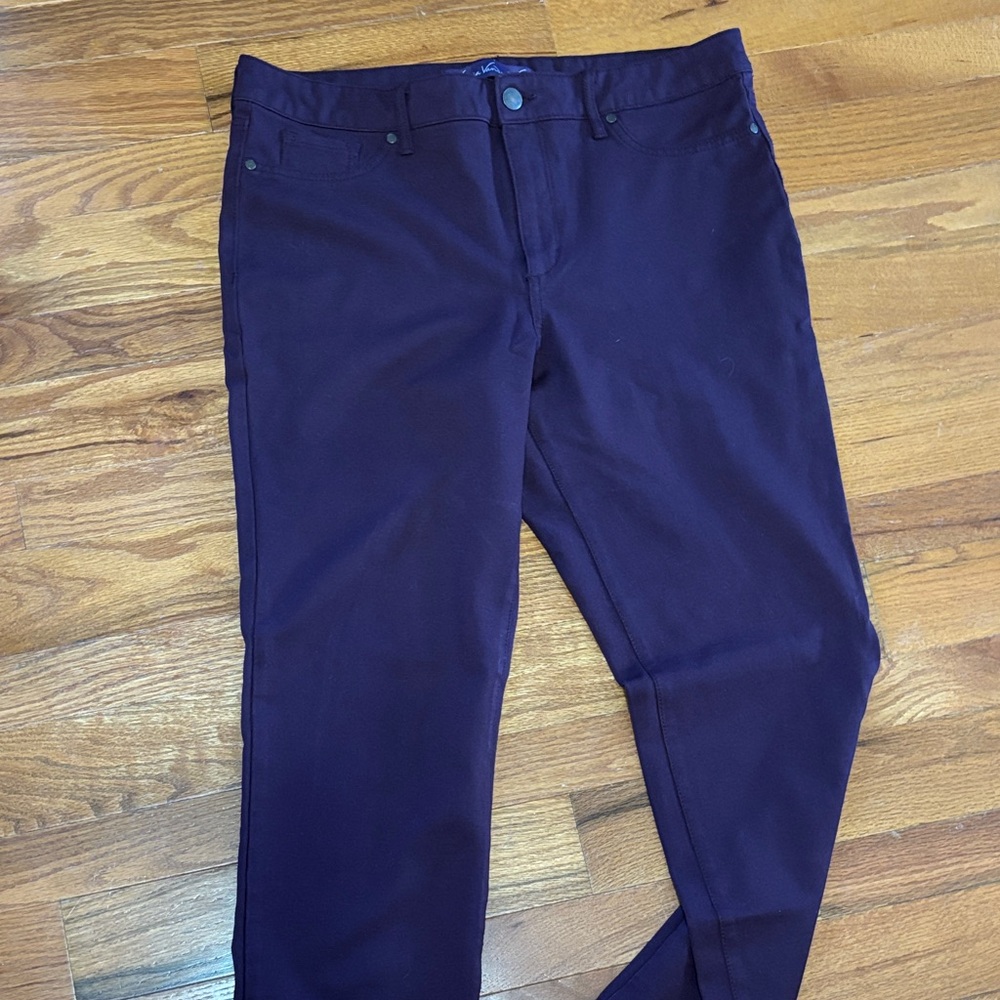 Gloria Vanderbilt Women's Deep Purple Skinny Jeans